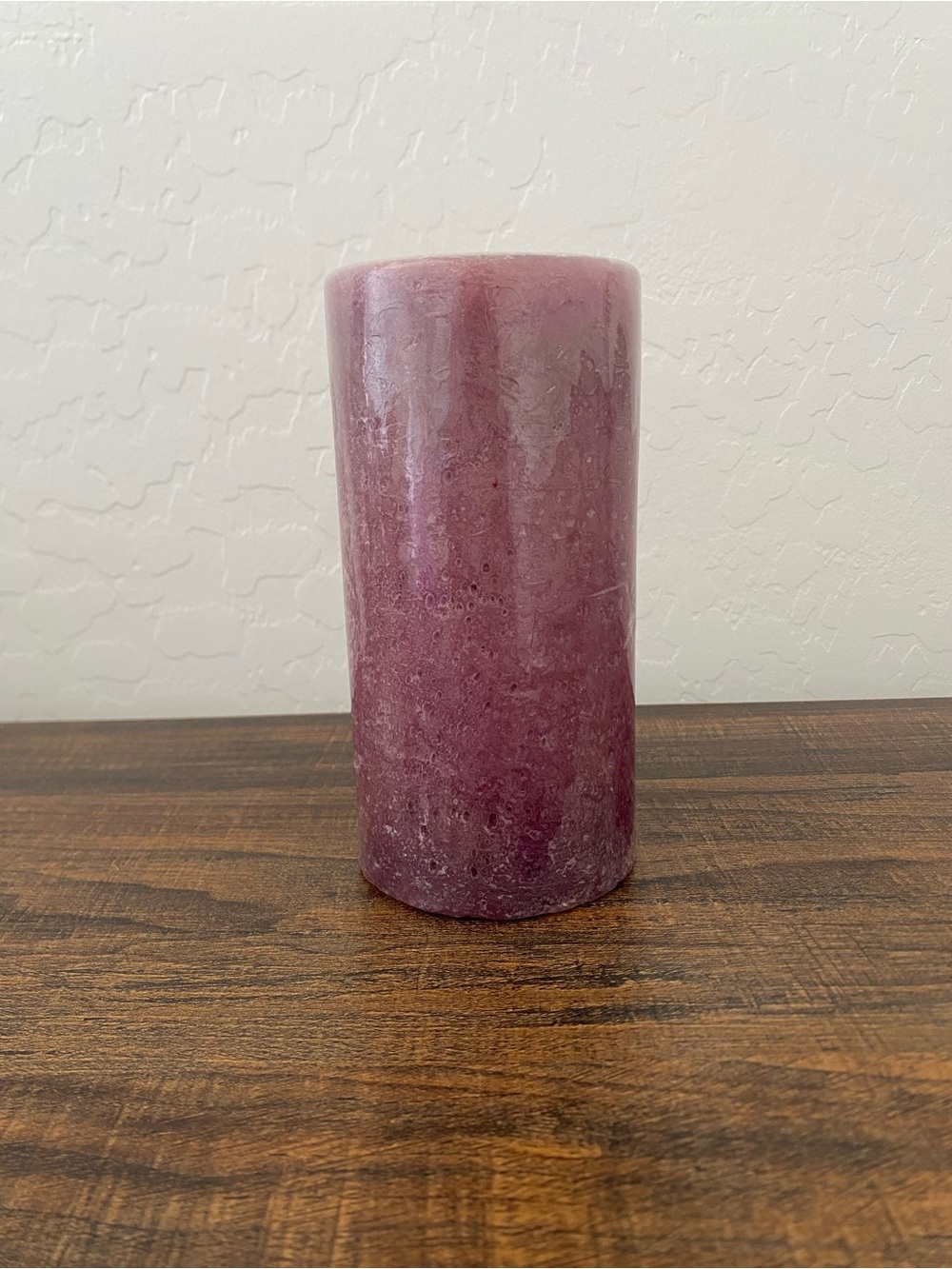 Pier 1 Imports Strawberry Lavender Pillar Candle 3” x 6” NEW SEALED Discontinued